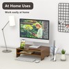 Monitor Stand Riser with Storage Organizer Desktop with Cooling Holes