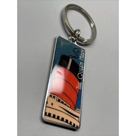 QUEEN MARY OCEANIC SHIP LONG BEACH CALIFORNIA CA SOUVENIR KEYCHAIN