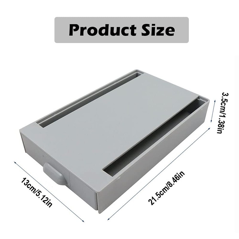 Pack of 2 Hidden Desk Organiser, Drawer Under Desk, Drawers