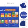 Elementary Weekly Calendar with Weather Pocket Learning Chart for Classroom