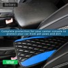 Ziciner Leather Car Center Console Armrest Pad, PU Waterproof Auto