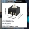 ZHUROUPU 2Pcs Angle Grinder Switch Replacement, Push Button Switch for