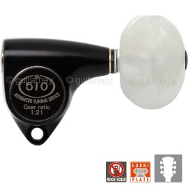 GOTOH NEW Gotoh SGV510Z-P1 L3+R3 Tuners 21:1 Gear Ratio PEARLOID Buttons 3x3 - BLACK