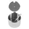 NOLITOY 2Sets Stainless Steel Seasoning Jars with Spoon Sugar Containers