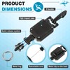 AceOrbit Scuba Diving Console Retractor Scuba Retractable Lanyard for Securing