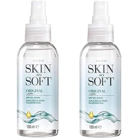 AVON SKIN SO SOFT Original Dry Oil Spray 5 fl.oz (Two Pack)