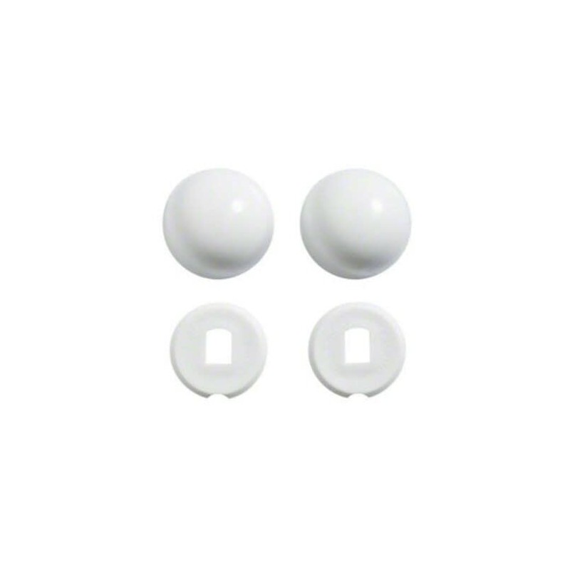 Artesian Color Replacement Plastic Toilet Bolt Caps - Set of