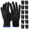 Rainberg Pack of 12 or 24 Safety Gloves, Work Gloves,