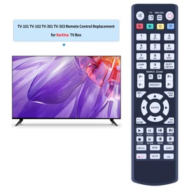 New Replacement Remote Control for Micro Kartina Relax Like Dune HD HD Smart, Suitable for Base, Duo, Max, Solo Lite, 53D Lite, TV-101, TV-301, TV-102, TV-303