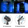 T-SUNUS Solar Spot Lights Blue Light, Solar Landscape Spotlights Outdoor