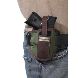 Barsony New Woodland Green Ambidextrous Pancake Holster for Springfield XDS Sub-Comp 3.3in