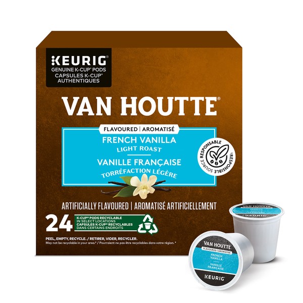 Van Houtte French Vanilla Coffee Keurig K-Cups, 24 Count