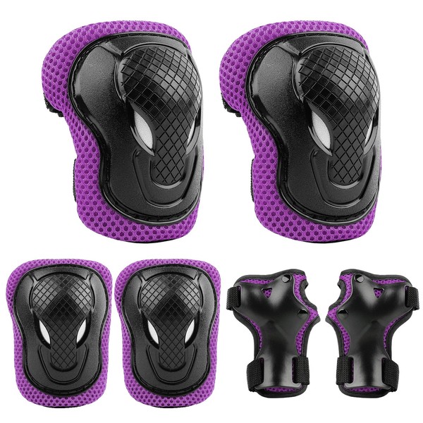 ValueTalks Kids/Youth Knee and Elbow Pads Set,Knee Pads for Kids