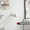 JQK Toilet Paper Holder, 5 Inch 304 Stainless Steel Thick