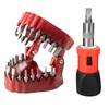 NICENICY denture drill bit holder (Red)