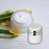 2pcs 50ml Cream Jar Refillable Empty Acrylic Vacuum Makeup Jar