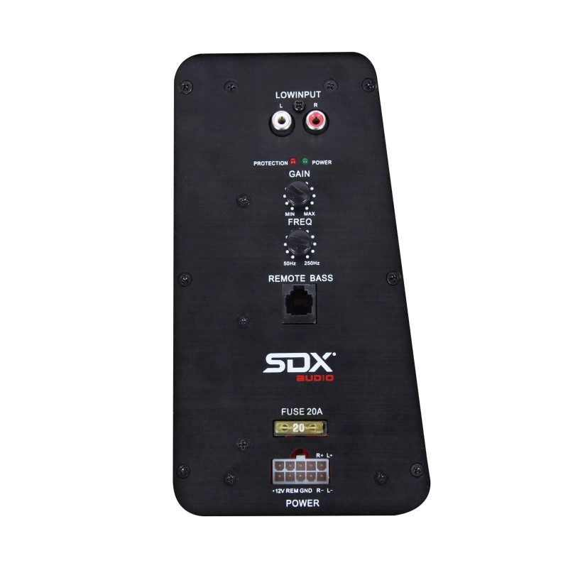 SDX Audio 10” Compact Active Subwoofer System Amplifier Preload Subwoofer