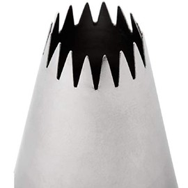 Ateco # 867 - French Star Pastry Tip .56'' Opening Diameter- Stainless Steel