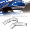 Pair of Wing Mirror Indicator Turn Signal Light Lens LED
