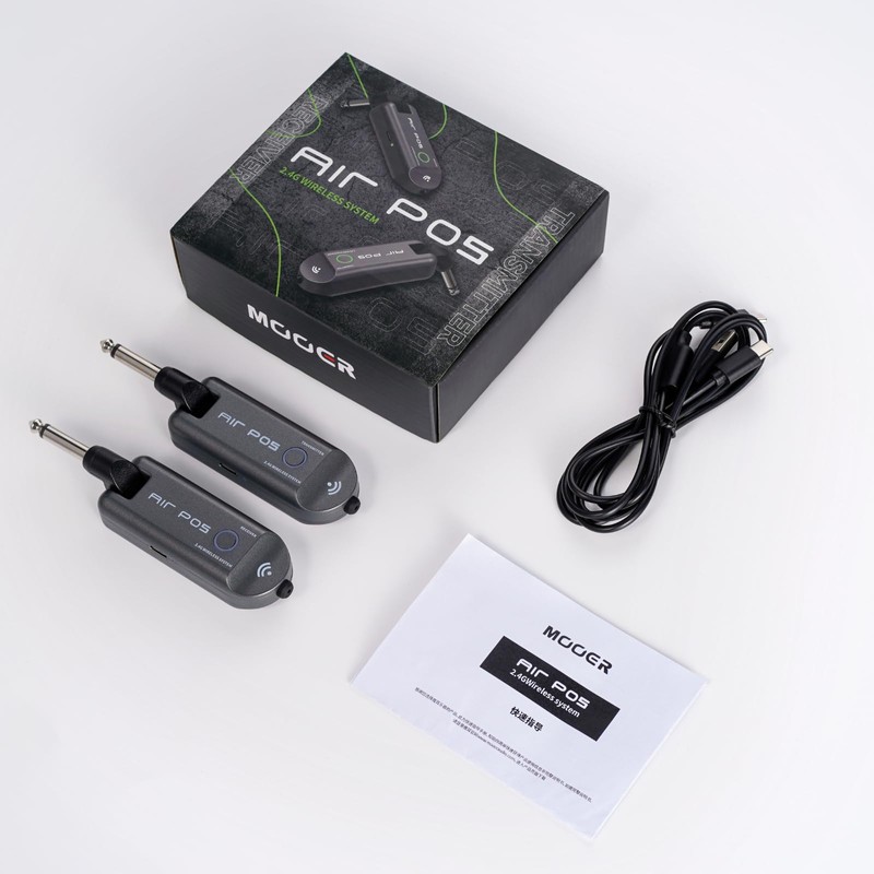 MOOER Air P05 Wireless System Instruments Tansmitter and Reciever for