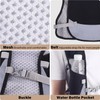 Reflective Hydration Pack Backpack Running Hydration Vest with 2 Pcs