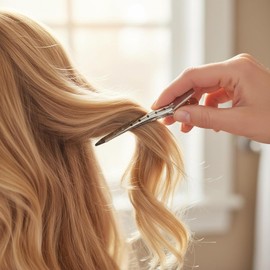 Pinzas Pelo Peluquería, 30 Piezas de Pinzas para el Cabello, Clips de Pico de Pato de Acero Inoxidable Antideslizantes Profesionales para Peinado, Coloración del Cabello, Plata 9cm