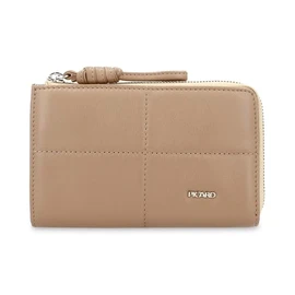 Picard Plaza Women's Purse Made of Real Leather Medium with Zip Purse Everyday Going Out, Chai.