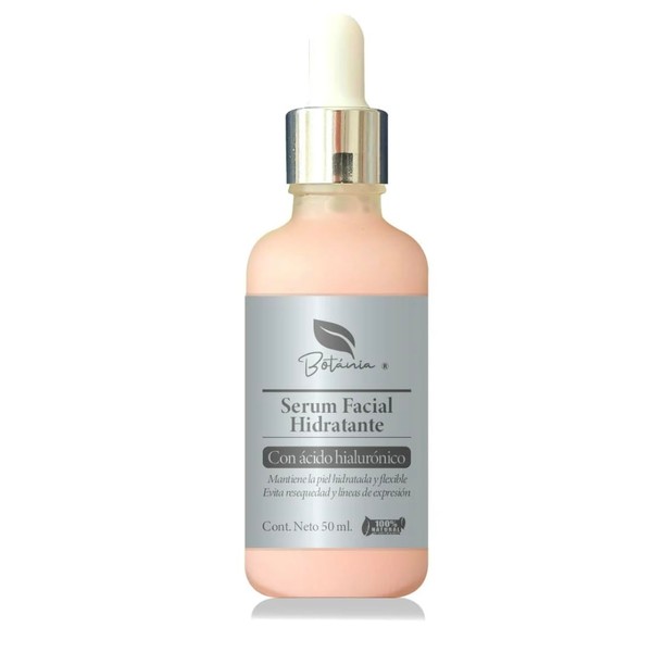 Botania Serum Facial Hidratante con Ácido Hialurónico, 50 ml, mantiene