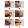 sourcing map 20pcs Grommet Tool Kit 17mm Copper Grommet Eyelet