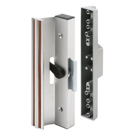 Prime-Line C 1248 Diecast Sliding Door Handle Set, Aluminum (Single Pack)