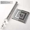 Handmade Silver Paper Towel Roll Holder,Crystal Crushed Diamonds Paper Towel
