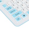 Foldable Silicone Keyboard 106 Keys Waterproof Dustproof Foldable USB Wired