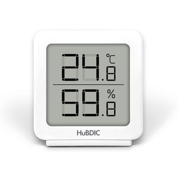 HuBDIC HT-8 Simple Thermo-Hygrometer, Digital Thermometer, Hygrometer, High Precision, Home