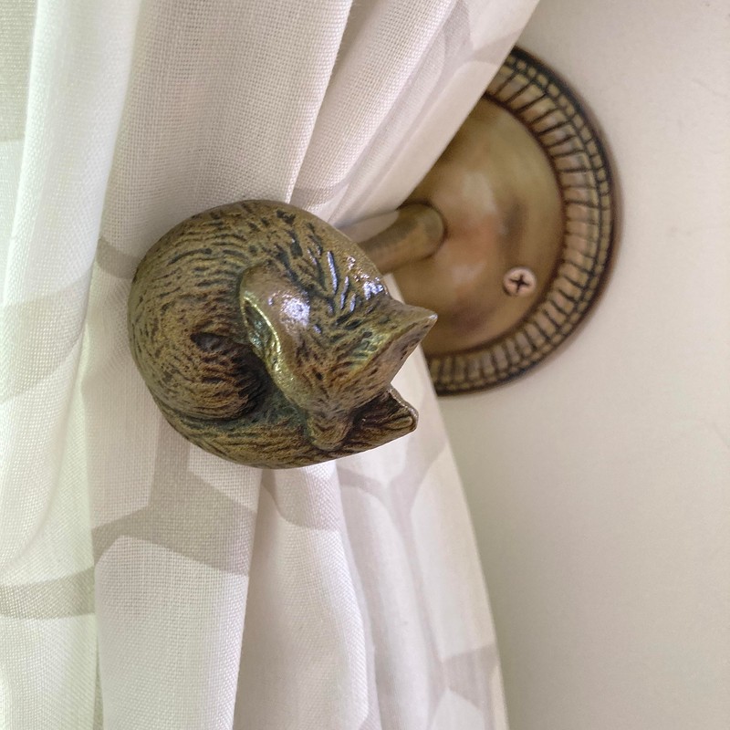 Animal Hook, Curtain Hold Back, Tie Back, Jewellery Hook, Antique