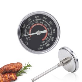 Stainless Steel Oven Thermometer, 0-1000℉/0-500℃ Kitchen Cooking Food Meat Thermometer, Widely Used in Food, Petroleum, Chemistry, etc.