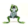 Sansukjai Frog Miniature Figurines Animals Hand Blown Color Glass Art