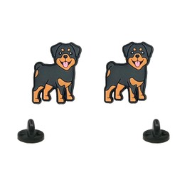 Rottweiler Rottie Apparel Pin Badge Pin Lapel Pin Unisex Yazzle Dazzle Original Artwork Puppy Dog Maltese German Shepherd Saint Bernard Doberman Rottweiler Dane Woof Bark Doggy Set of 2