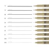 SAKURA Pigma Micron Fineliner Set (Pack of 10) | Waterproof