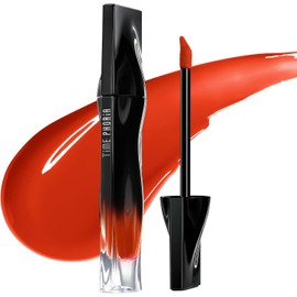 TIMEPHORIA POLVO ESTELAR TINTA LABIAL - Lip Stain de Larga Duración, Resistente Al Agua Y A Prueba De Transferencia, Efecto Brilloso, Labial Líquido Ligero, Alta Cobertura y Color Vívido (18 TERRA)