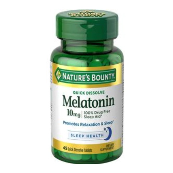 Nestle Nature's Bounty Melatonin Quick Dissolve Tablets, 10mg, 45 ct