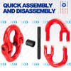 9TH SHOP Hammerlock Safety Chain Connector, 1/2 Hammerlock Coupling Link,