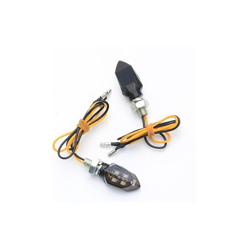 Motorcycle Indicator, 12 V E24 M8 Mini LED Indicator Motorcycle,