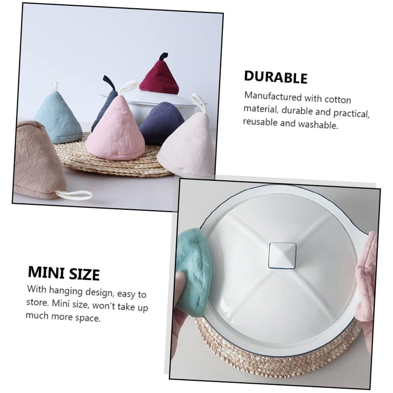 Japanese Style Mini Triangle Pot Handle Covers Set of 4