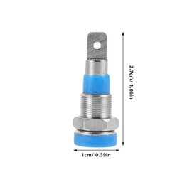 Operitacx 5Stücke Kleine Bananenstecker Vergoldete Buchsen für Lautsprecher Langlebig Stabil für Receiver Surround Sound Hohe Signalübertragung Geringer