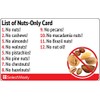 List of Nuts-Only Allergy Translation Card - Translated in Portuguese