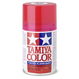 Tamiya Polycarbonate PS-37 Translucent Red Spray 100 ml TAM86037 Lacquer Primers & Paints
