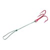 Northland Tackle SHB3-R Braided Sting'R Hook Bait, Red, 3"