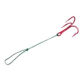Northland Tackle SHB3-R Braided Sting'R Hook Bait, Red, 3"