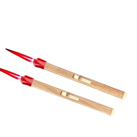 NIVEK Giant Match Stick Shaped Multipurpose Butane Refillable Lighter, Matchstick Novelty Lighter, Wood Color, Fun Cool Lighters (2 Wood Color)