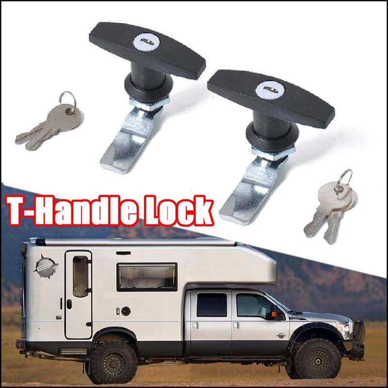 Trailer T-Handle Lock, Rear Fixing T Handle Lock Tool Box